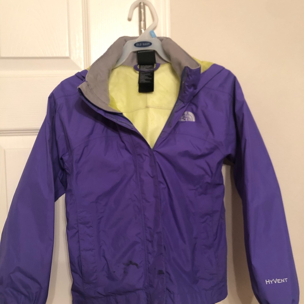 North face Girls XS Rain Jacket